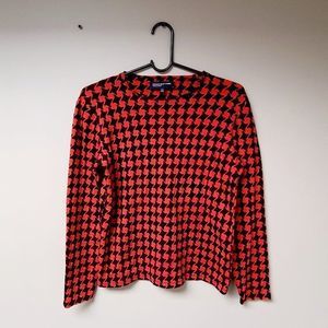 Jones New York Signature Long-Sleeve Crew-Neck Women's Top